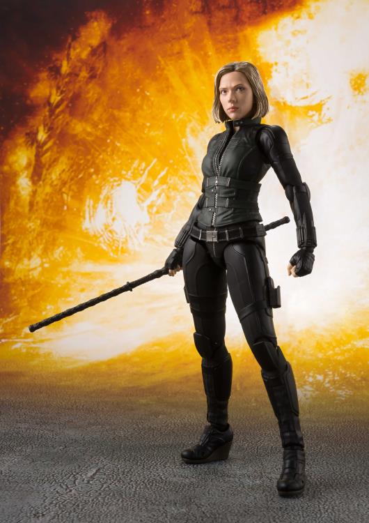 S.H. Figuarts Marvel Black Window Avengers Infinity Wars and Tamashii Explosion Effect
