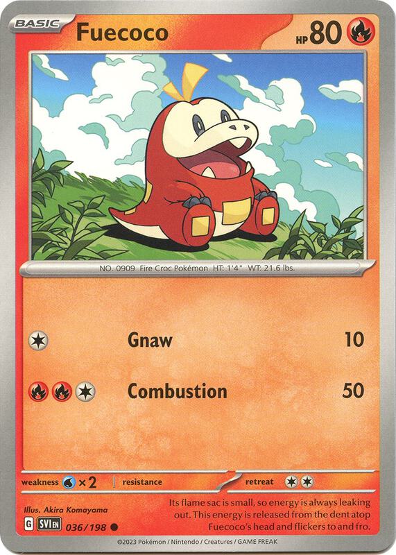 Fuecoco 036/198 - SV01: Scarlet & Violet (SVI)