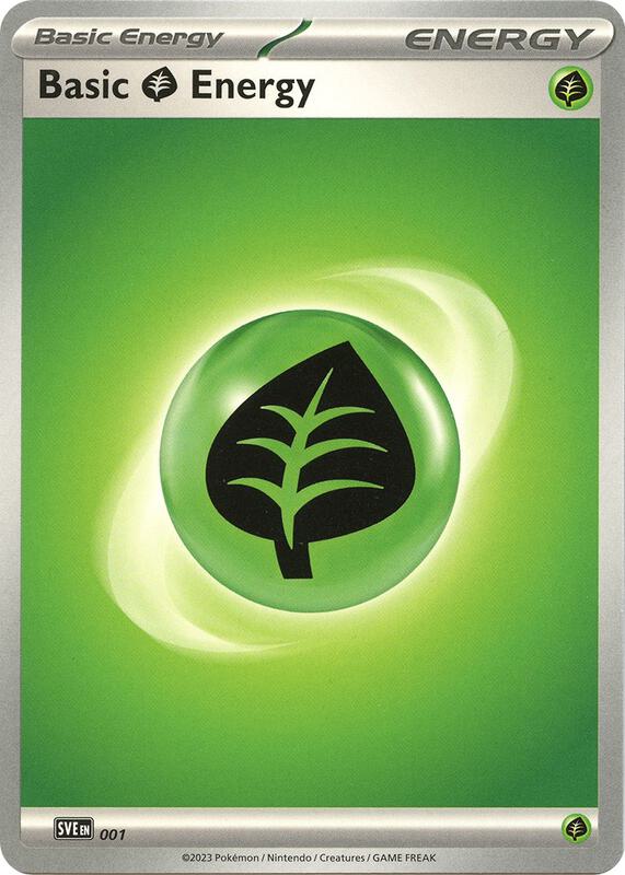 Basic Grass Energy 001/ - SV01: Scarlet & Violet (SVI)
