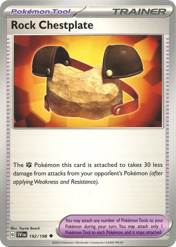 Rock Chestplate 192/198 - SV01: Scarlet & Violet (SVI)