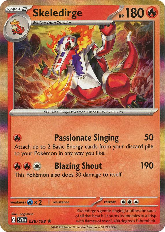 Skeledirge 038/198 - SV01: Scarlet & Violet (SVI)