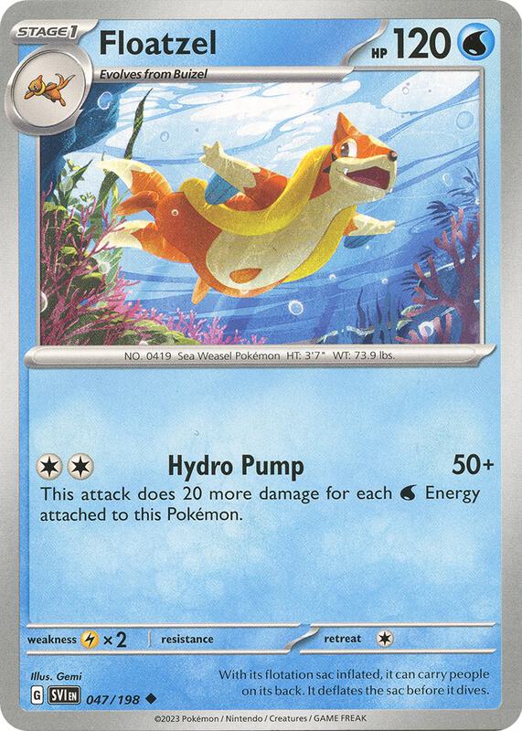 Floatzel 047/198 - SV01: Scarlet & Violet (SVI)