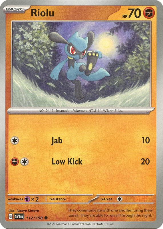 Riolu 112/198 - SV01: Scarlet & Violet (SVI)
