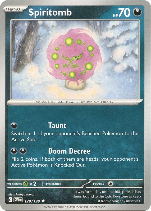 Spiritomb 129/198 - SV01: Scarlet & Violet (SVI)