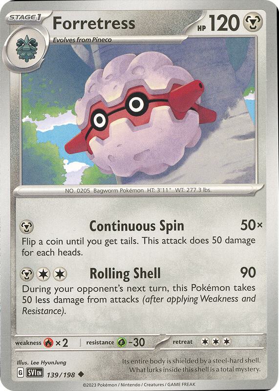Forretress 139/198 - SV01: Scarlet & Violet (SVI)