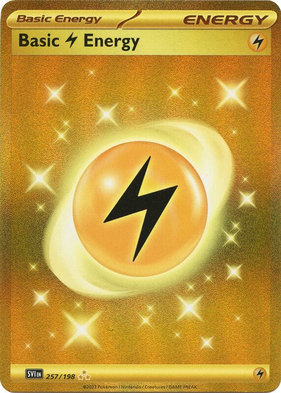 Basic Lightning Energy 257/198 - SV01: Scarlet & Violet (SVI)