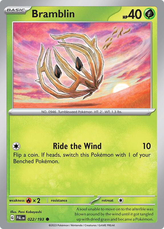Bramblin 022/193 - SV02: Paldea Evolved (PAL)
