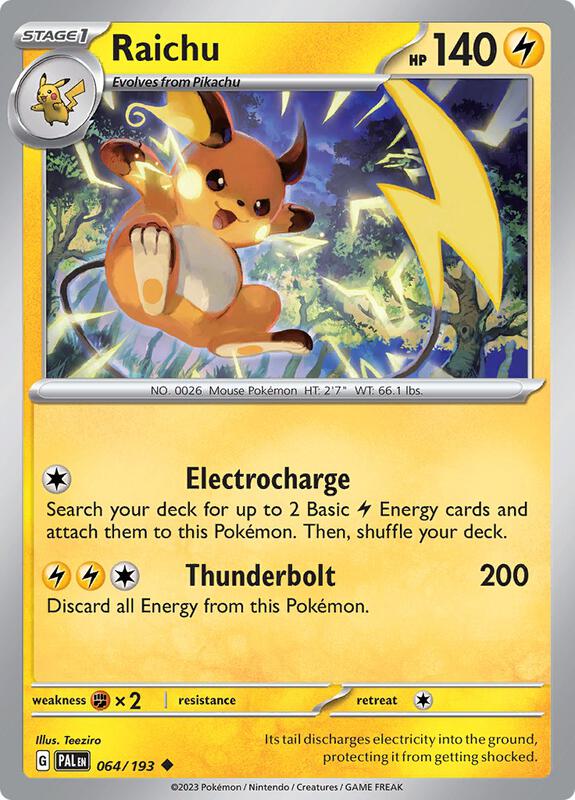 Raichu 064/193 - SV02: Paldea Evolved (PAL)