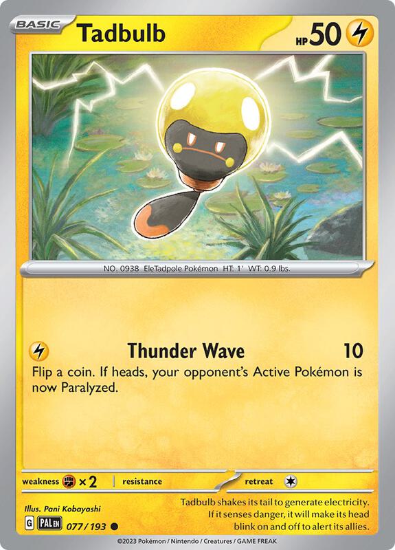 Tadbulb 077/193 - SV02: Paldea Evolved (PAL)
