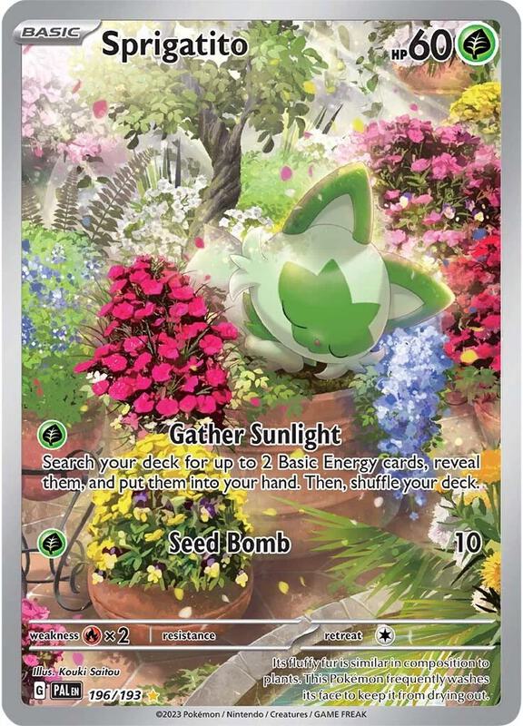 Sprigatito 196/193 - SV02: Paldea Evolved (PAL)