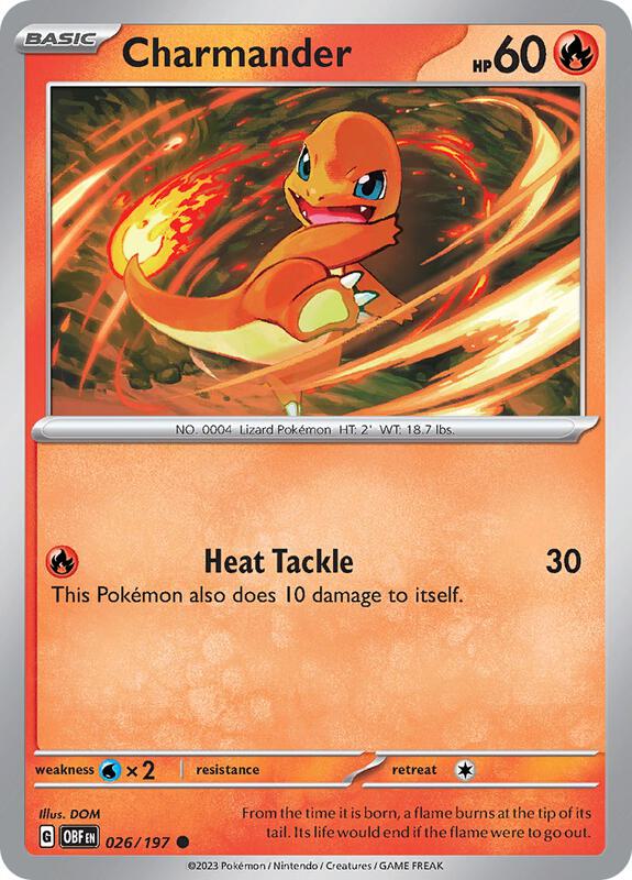 Charmander 026/197 - SV03: Obsidian Flames (OBF)