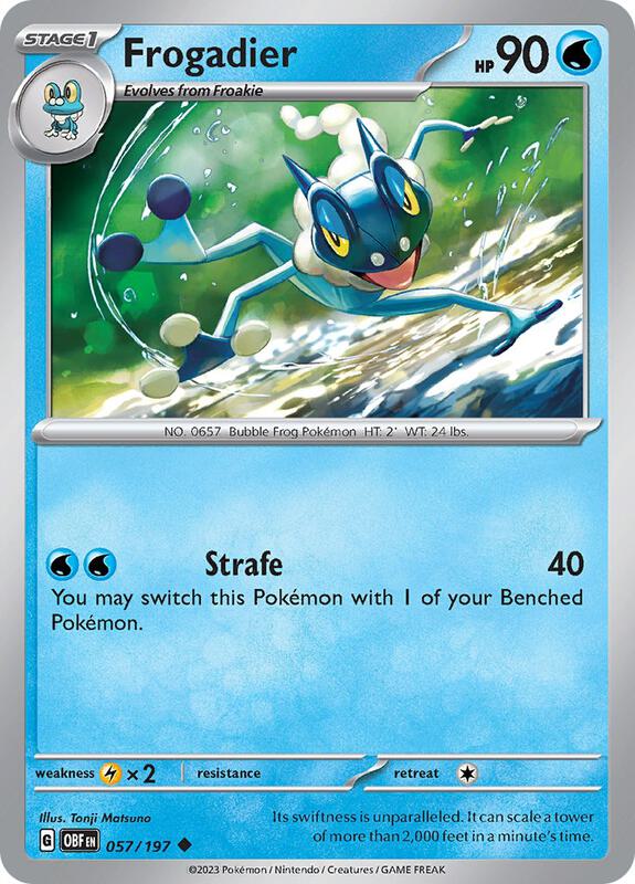 Frogadier 057/197 - SV03: Obsidian Flames (OBF)
