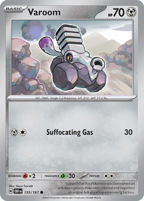 Varoom 155/197 - SV03: Obsidian Flames (OBF)
