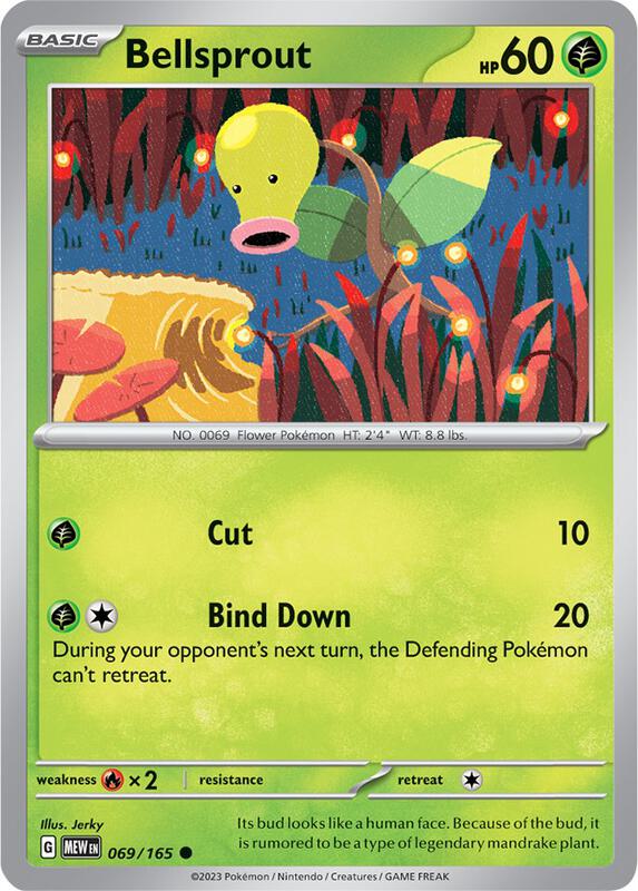 Bellsprout 069/165 - SV: Scarlet & Violet 151 (MEW)