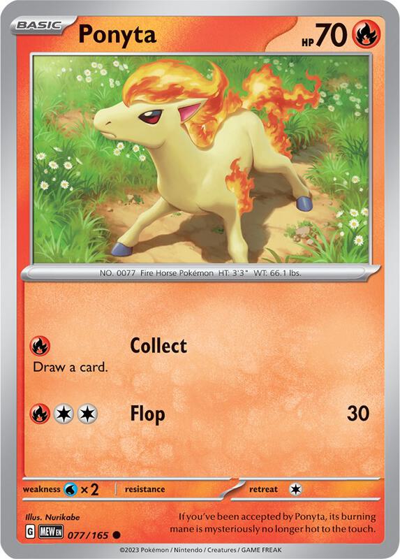 Ponyta 077/165 - SV: Scarlet & Violet 151 (MEW)