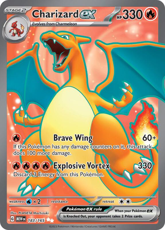 Charizard ex 183/165 - SV: Scarlet & Violet 151 (MEW)