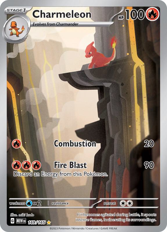 Charmeleon 169/165 - SV: Scarlet & Violet 151 (MEW)