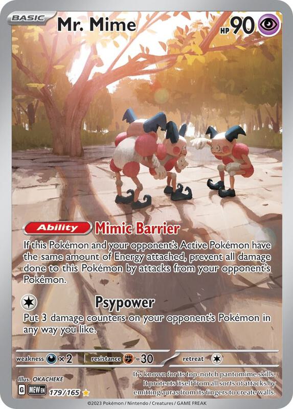 Mr. Mime 179/165 - SV: Scarlet & Violet 151 (MEW)
