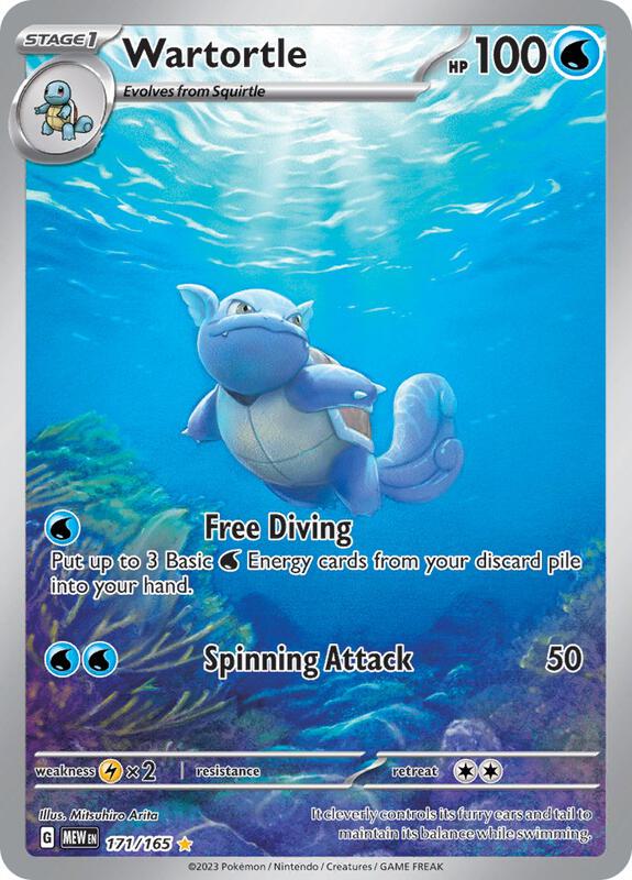 Wartortle 171/165 - SV: Scarlet & Violet 151 (MEW)