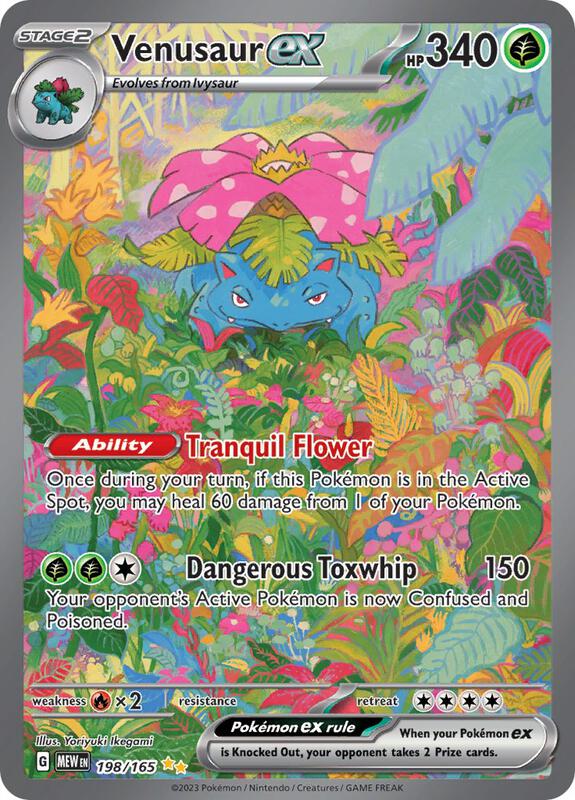 Venusaur ex 198/165 - SV: Scarlet & Violet 151 (MEW)