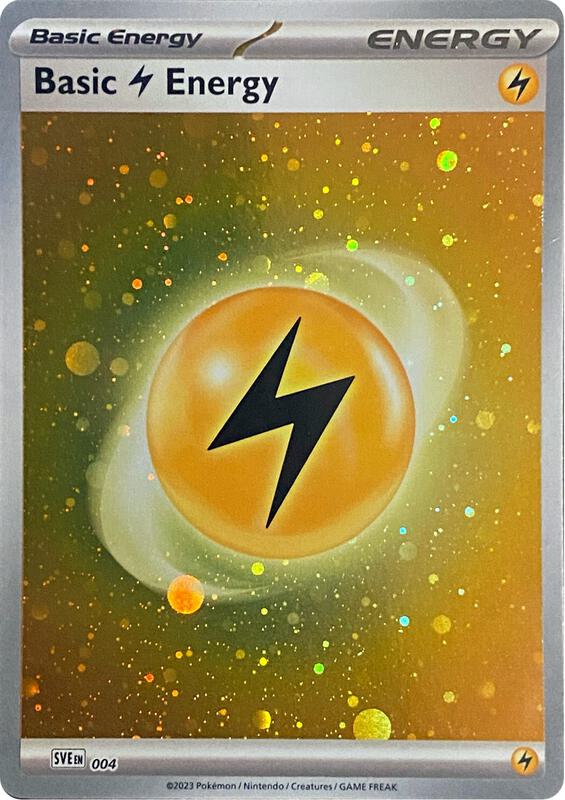 Basic Lightning Energy (Cosmos Holo) 004/ - SV01: Scarlet & Violet (SVI)