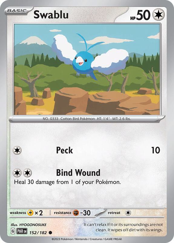 Swablu 152/182 - SV04: Paradox Rift (PAR)