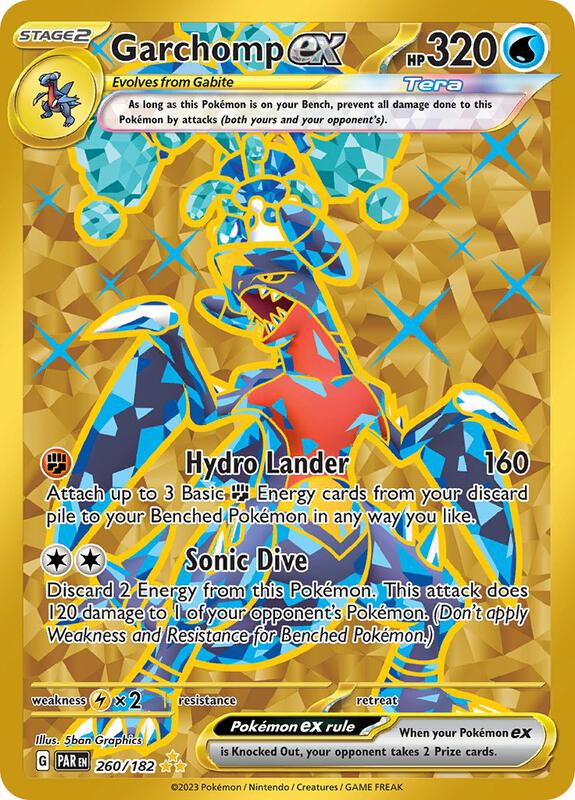 Garchomp ex 260/182 - SV04: Paradox Rift (PAR)