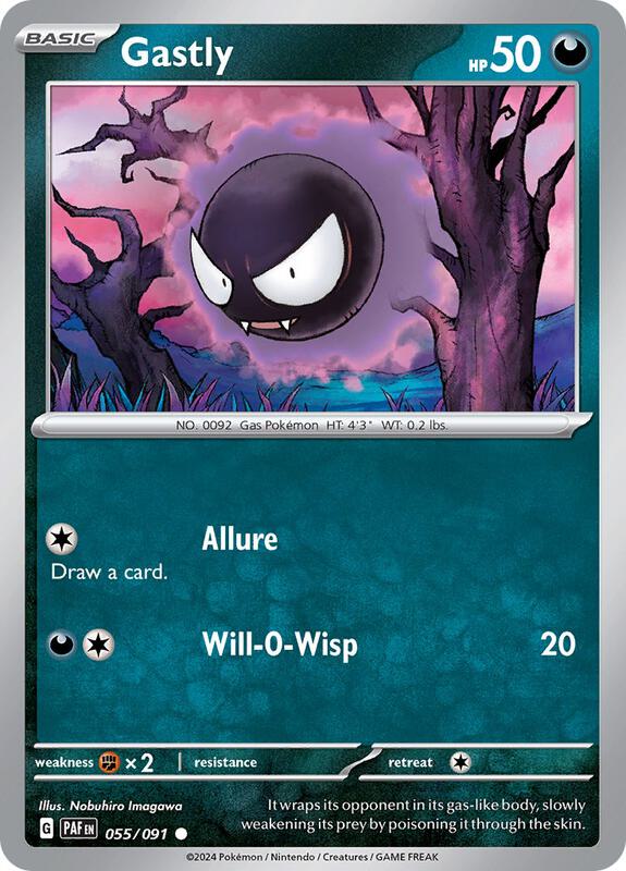 Gastly 055/091 - SV: Paldean Fates (PAF)