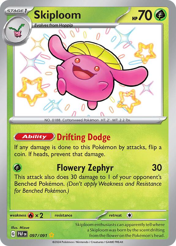 Skiploom 097/091 - SV: Paldean Fates (PAF)