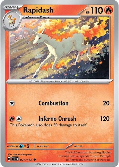 Rapidash 027/162 - SV05: Temporal Forces (TEF)