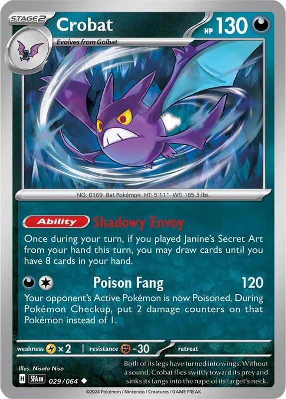 Crobat 029/064 - SFA: Shrouded Fable (SFA)