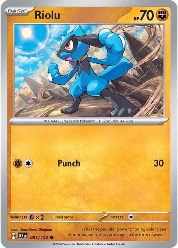 Riolu 081/142 - SV07: Stellar Crown (SCR)