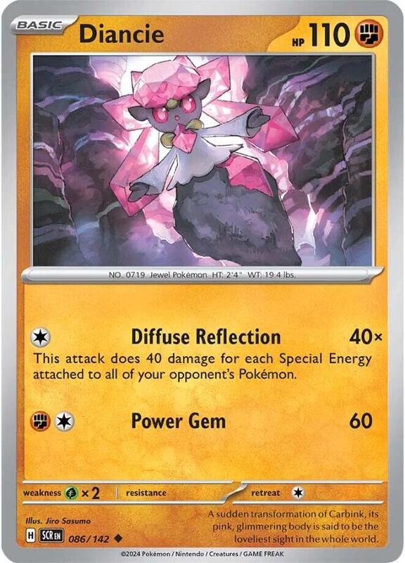 Diancie 086/142 - SV07: Stellar Crown (SCR)