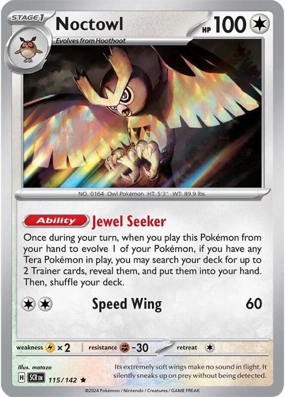Noctowl 115/142 - SV07: Stellar Crown (SCR)