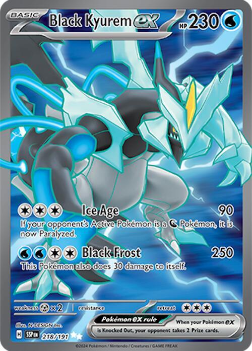 Black Kyurem ex 218/191 - SV08: Surging Sparks (SSP)
