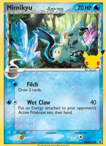 Mimikyu (Delta Species) - SWSH136 - SWSH: Sword & Shield Promo Cards (SWSD)