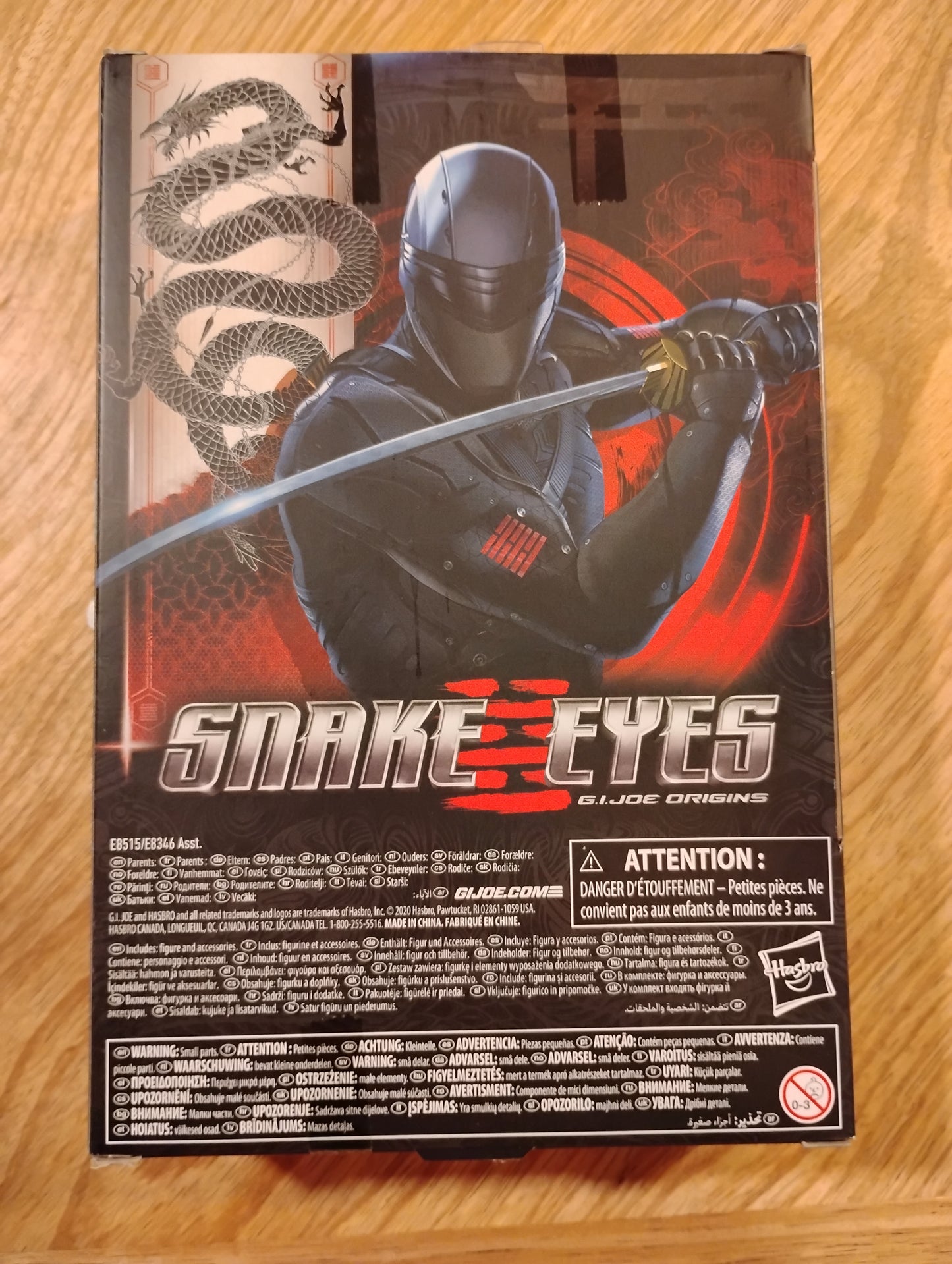 Gi Joe Classified Series Snake Eyes 16 Action Figure Toy