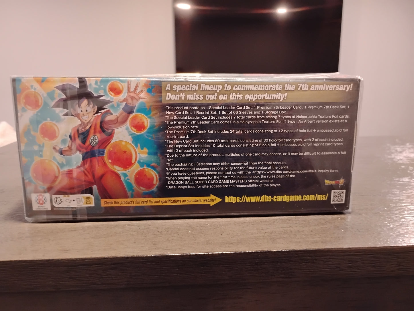 Dragonball Super Premium 7th Anniversary Box