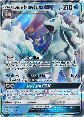 Alolan Ninetales GX - SM - Guardians Rising (SM02)