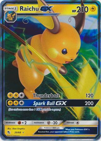Raichu GX - Hidden Fates (HIF)