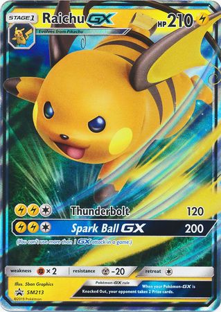 Raichu GX - SM213 - SM Promos (SMP)