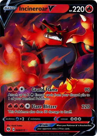 Incineroar V - Champion's Path (CHP)