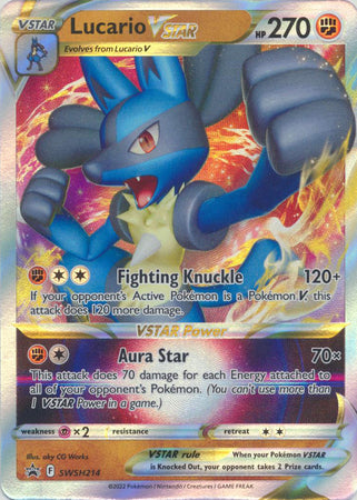 Lucario VSTAR - SWSH214 - SWSH: Sword & Shield Promo Cards (SWSD)