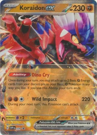 Koraidon ex - 029 - SV: Scarlet & Violet Promo Cards (SVP)