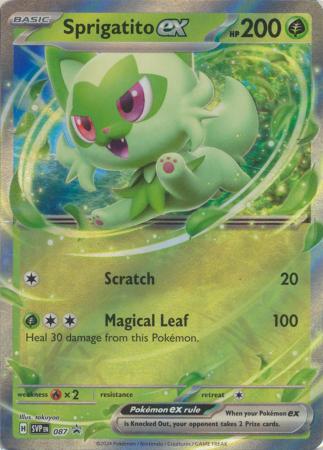 Sprigatito ex - 087 - SV: Scarlet & Violet Promo Cards (SVP)
