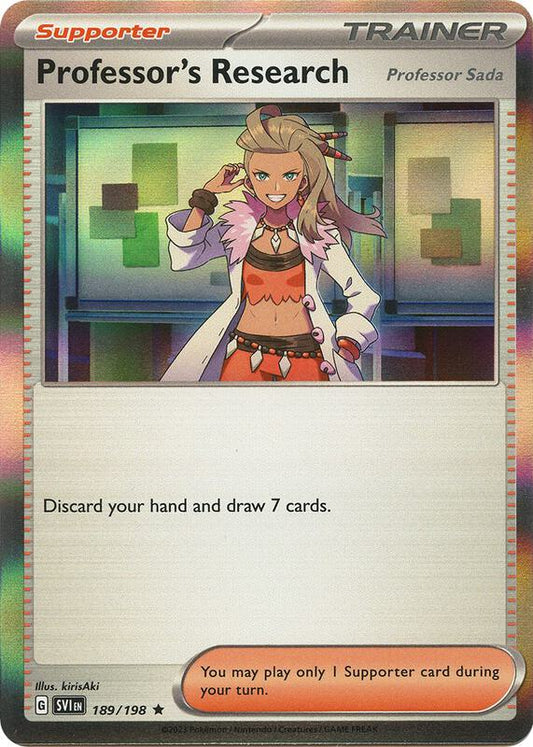 Professor's Research 189/198 - SV01: Scarlet & Violet (SVI)