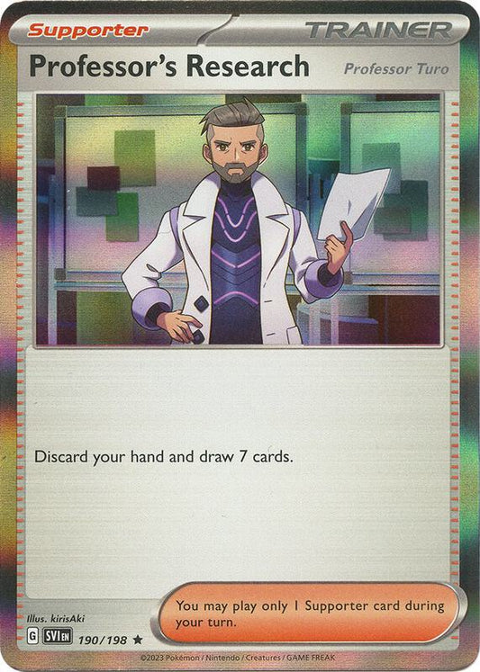 Professor's Research 190/198 - SV01: Scarlet & Violet (SVI)