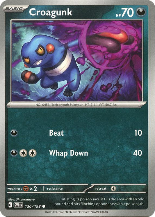 Croagunk 130/198 - SV01: Scarlet & Violet (SVI)