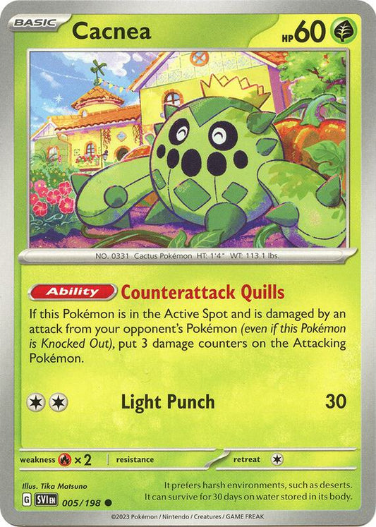 Cacnea 005/198 - SV01: Scarlet & Violet (SVI)