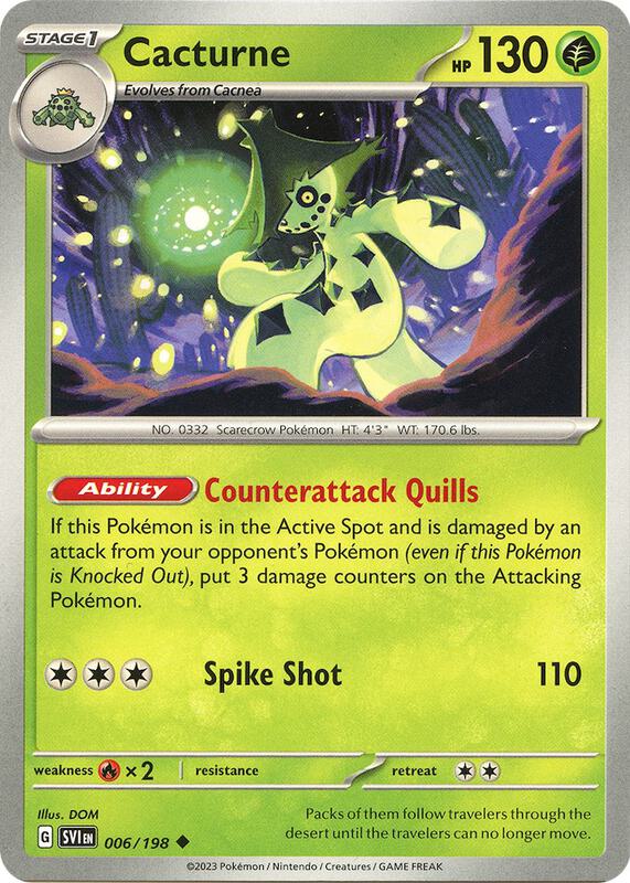 Cacturne 006/198 - SV01: Scarlet & Violet (SVI)